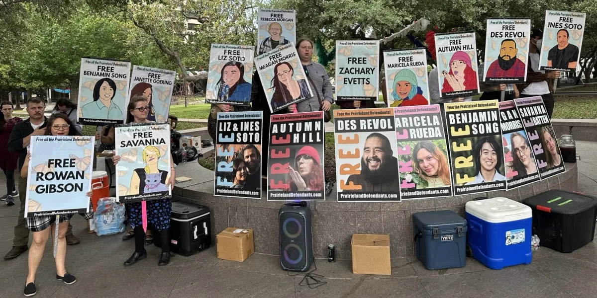 Prairieland Defendant Sentenced to 30 Years in Prison for Moving a Box of Antifascist Zines