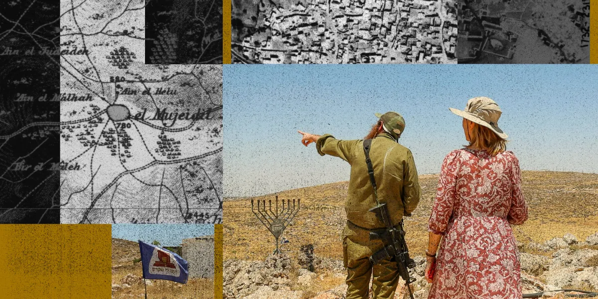 On a West Bank Eviction Tour, Israeli Settlers Advertise “No Arabs Here”