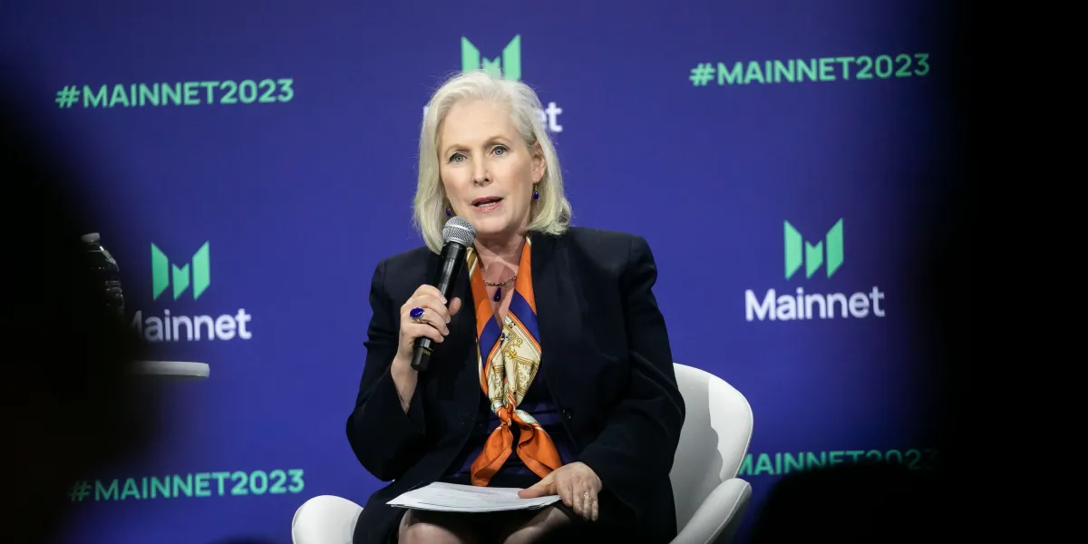 Sen. Kirsten Gillibrand Wants to Save Crypto — But Trump Windfall Is a Political Obstacle